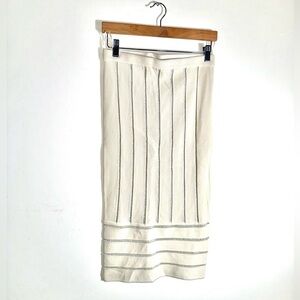 Ronny Kobo - White Textured Knit Skirt